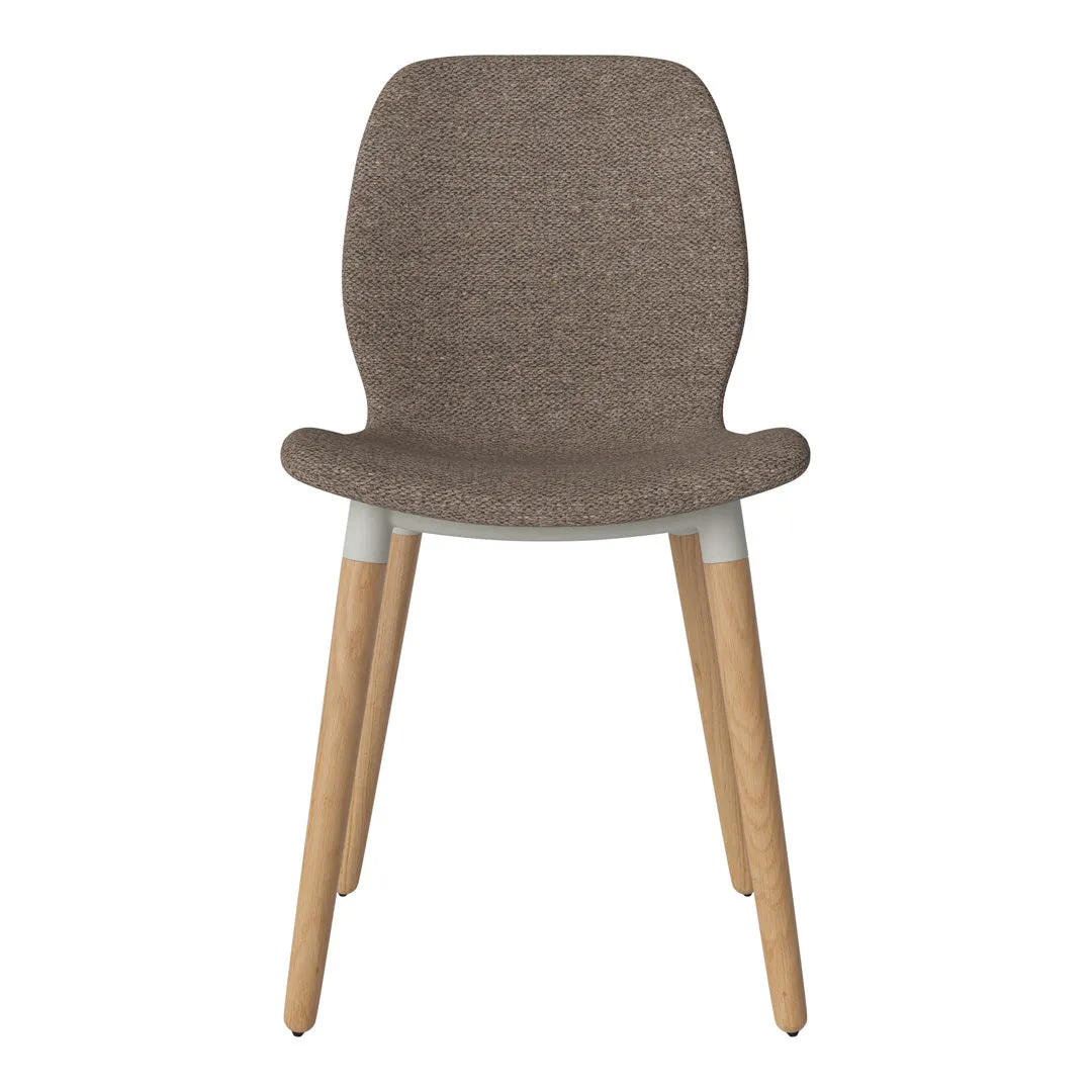 Seed Dining Chair - Upholstered - Oiled Oak Base