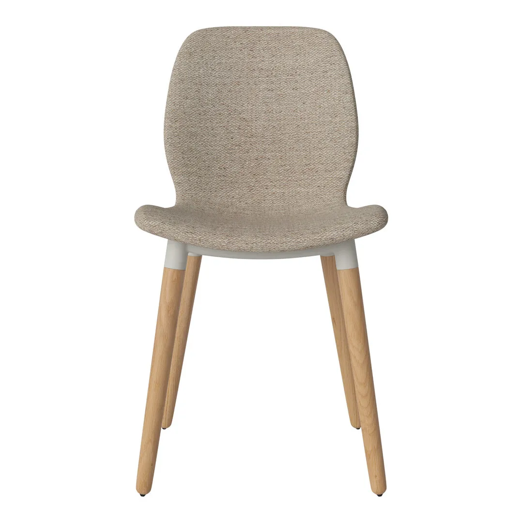 Seed Dining Chair - Upholstered - Oiled Oak Base