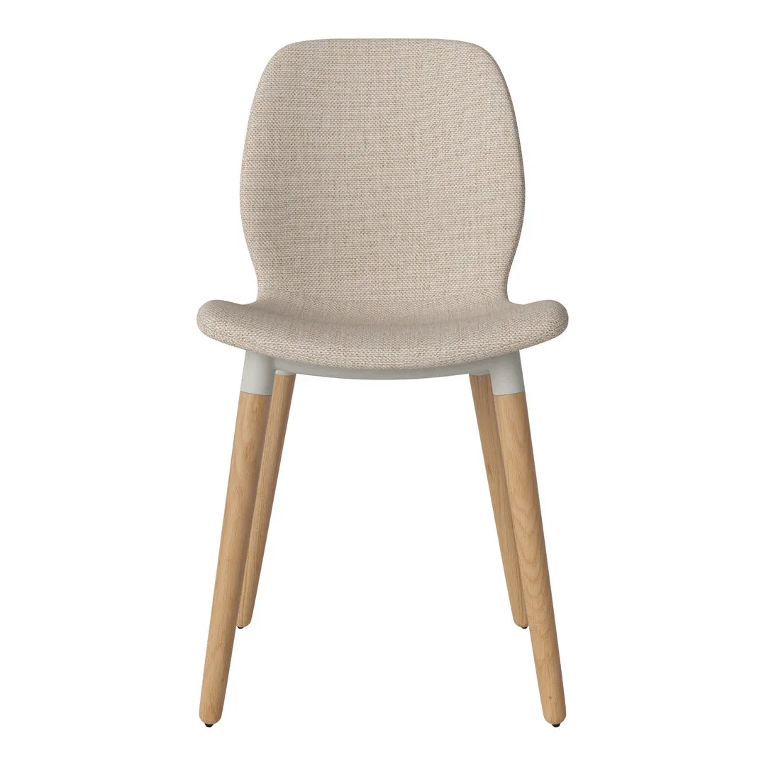 Seed Dining Chair - Upholstered - Oiled Oak Base