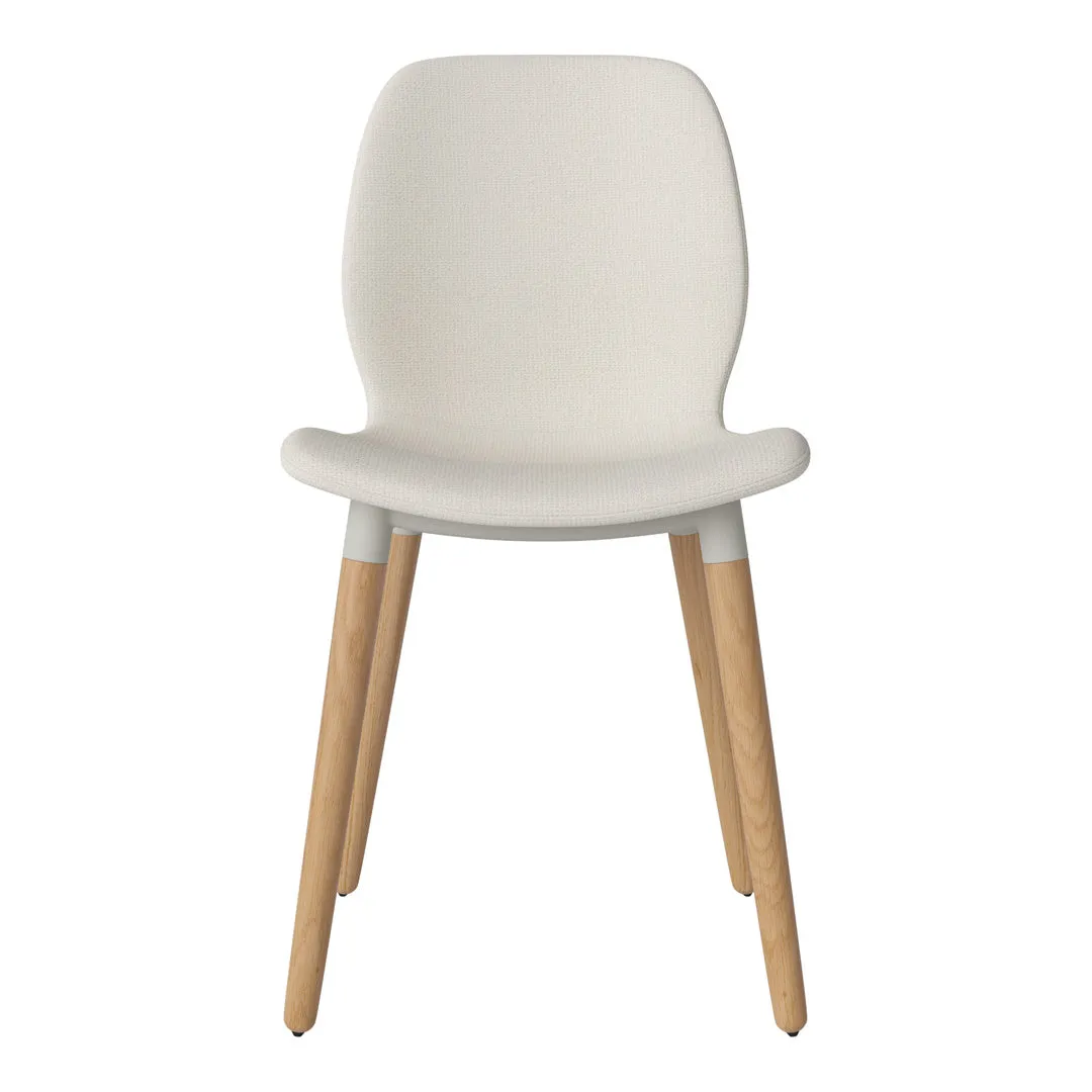 Seed Dining Chair - Upholstered - Oiled Oak Base