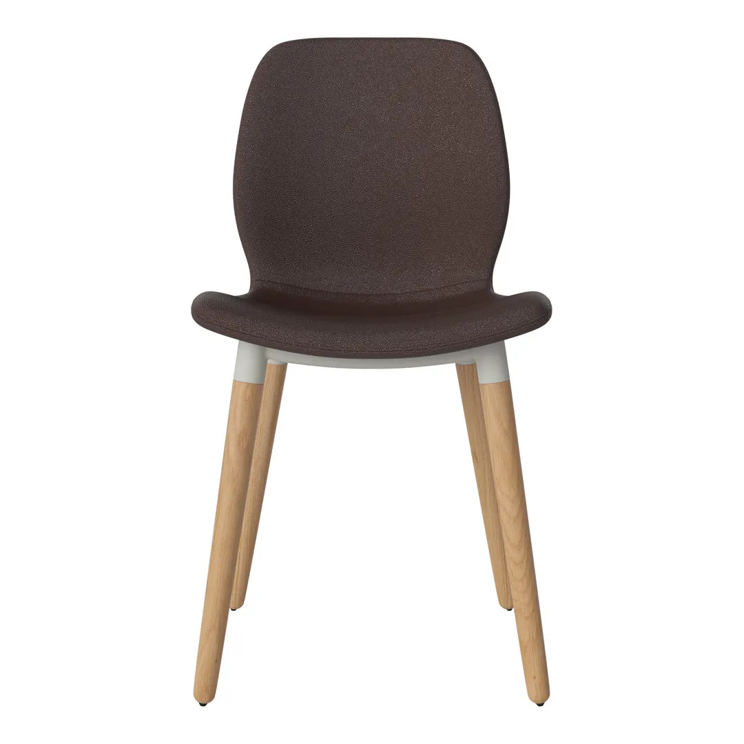 Seed Dining Chair - Upholstered - Oiled Oak Base