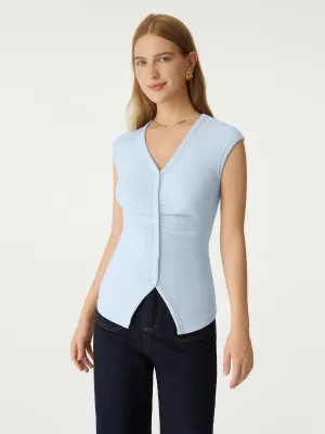 Soft Brushed Cap Sleeve Top