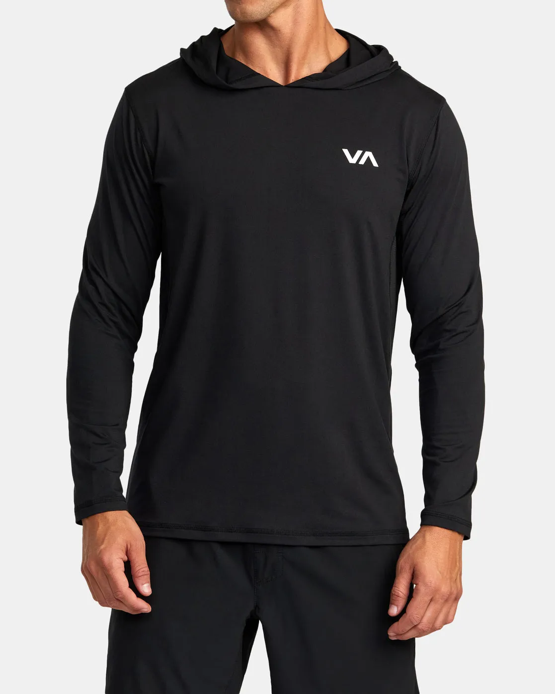 Sport Vent Technical Hooded Top - Black