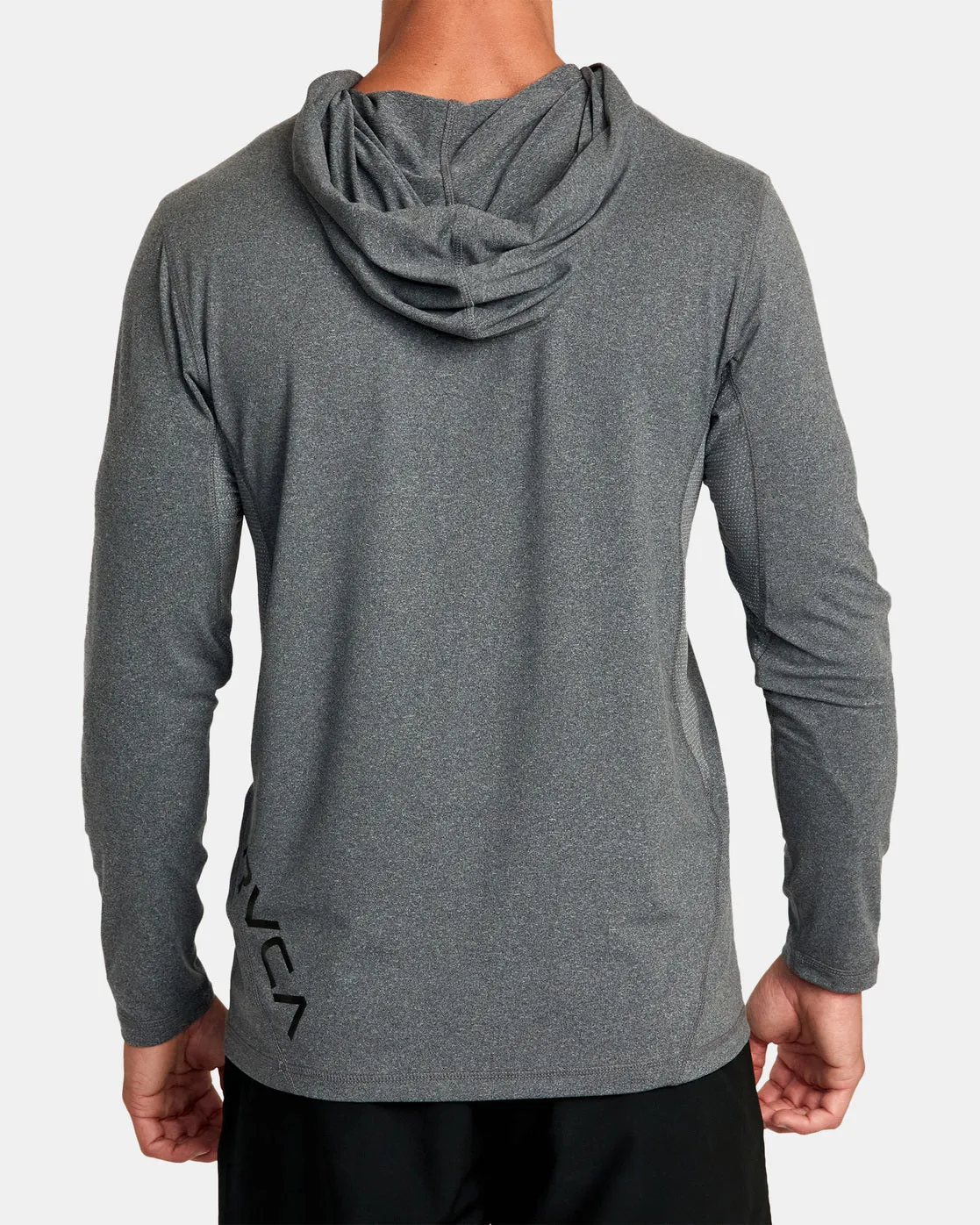 Sport Vent Technical Hooded Top - Charcoal Heather