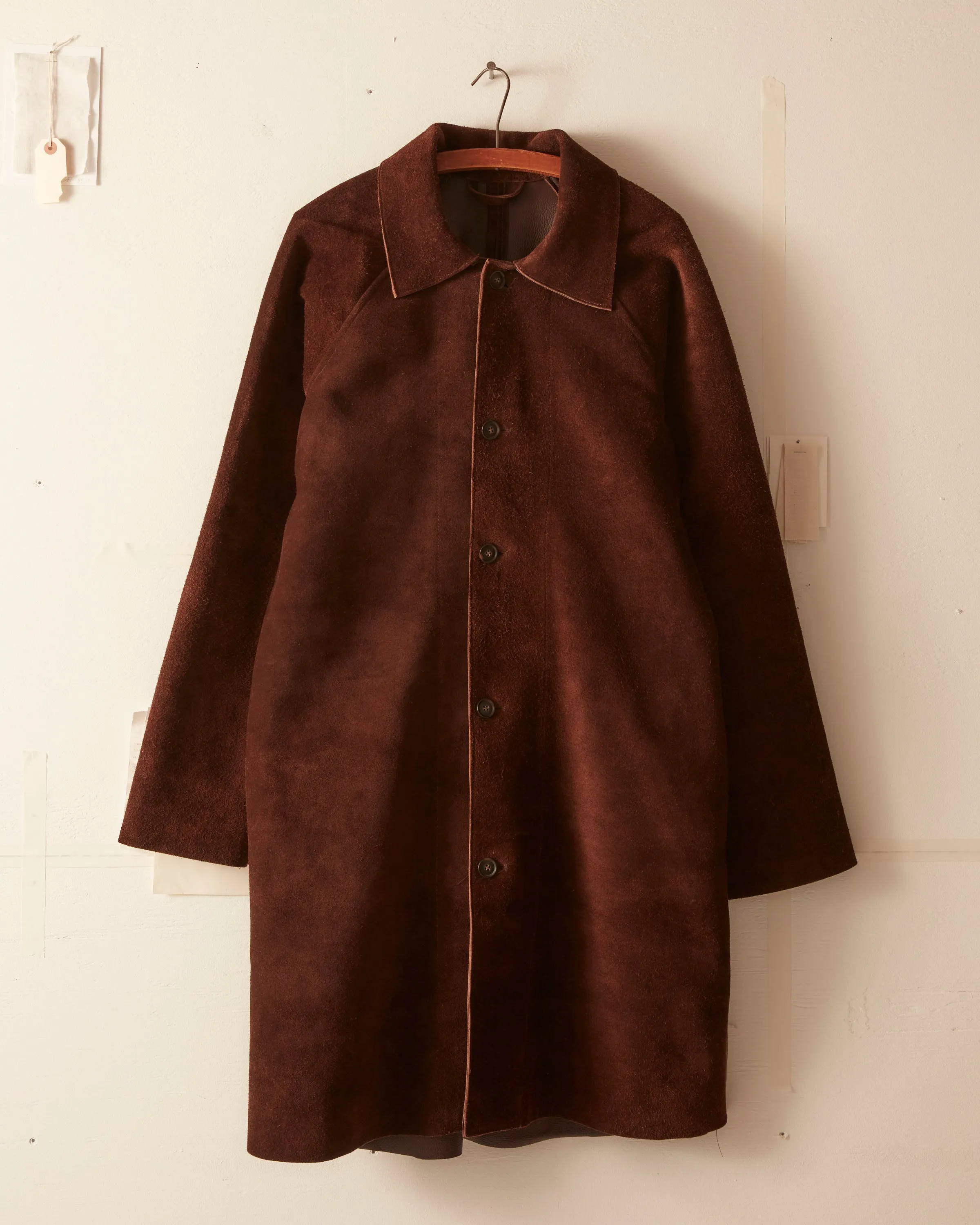 Suede Market Coat