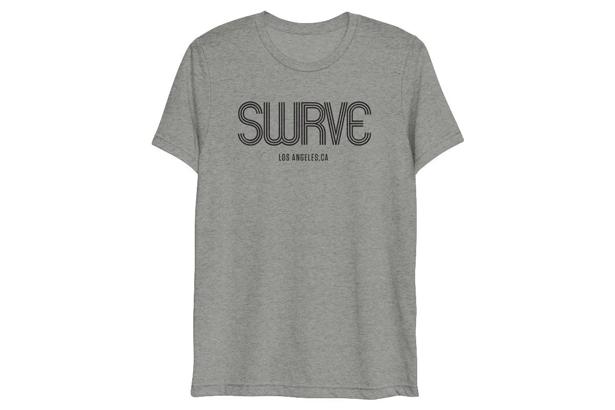 super soft TRI-BLEND 1968 swrve logo T-SHIRT