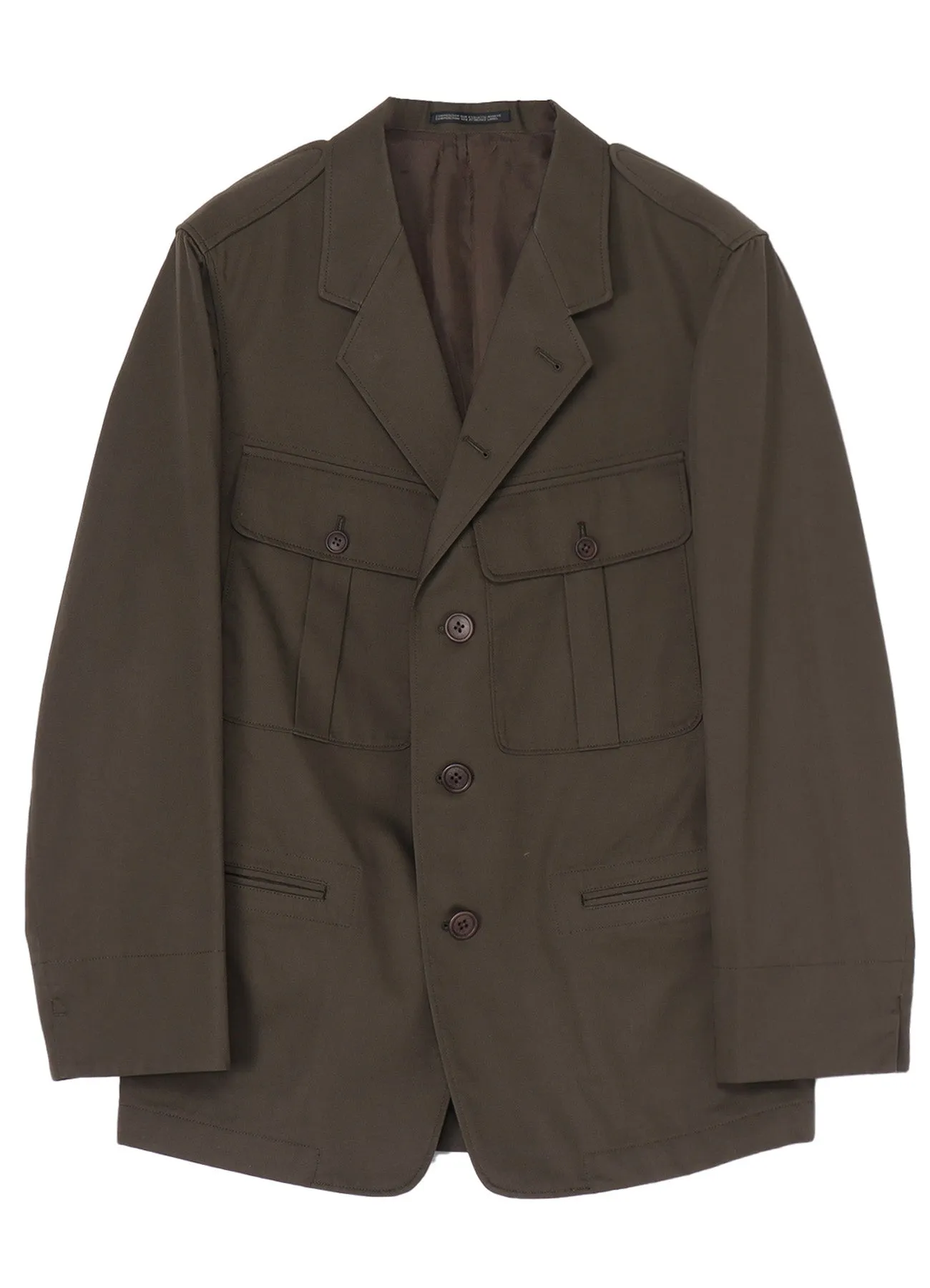 T/C TWILL ACTION PLEATS JACKET