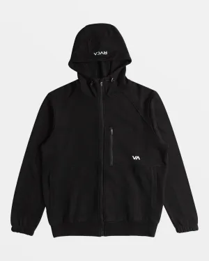 Tech Zip-Up Fleece Hoodie II - Black 2