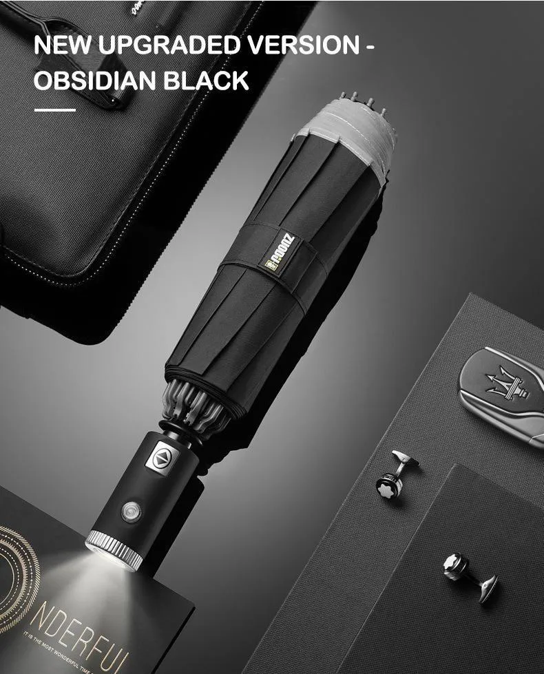 The latest design of 2020 & LED Night Light & vehicle general & German technology & fully automatic opening folding umbrella