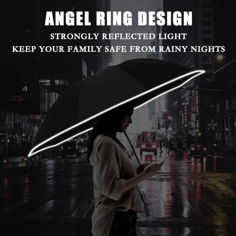 The latest design of 2020 & LED Night Light & vehicle general & German technology & fully automatic opening folding umbrella