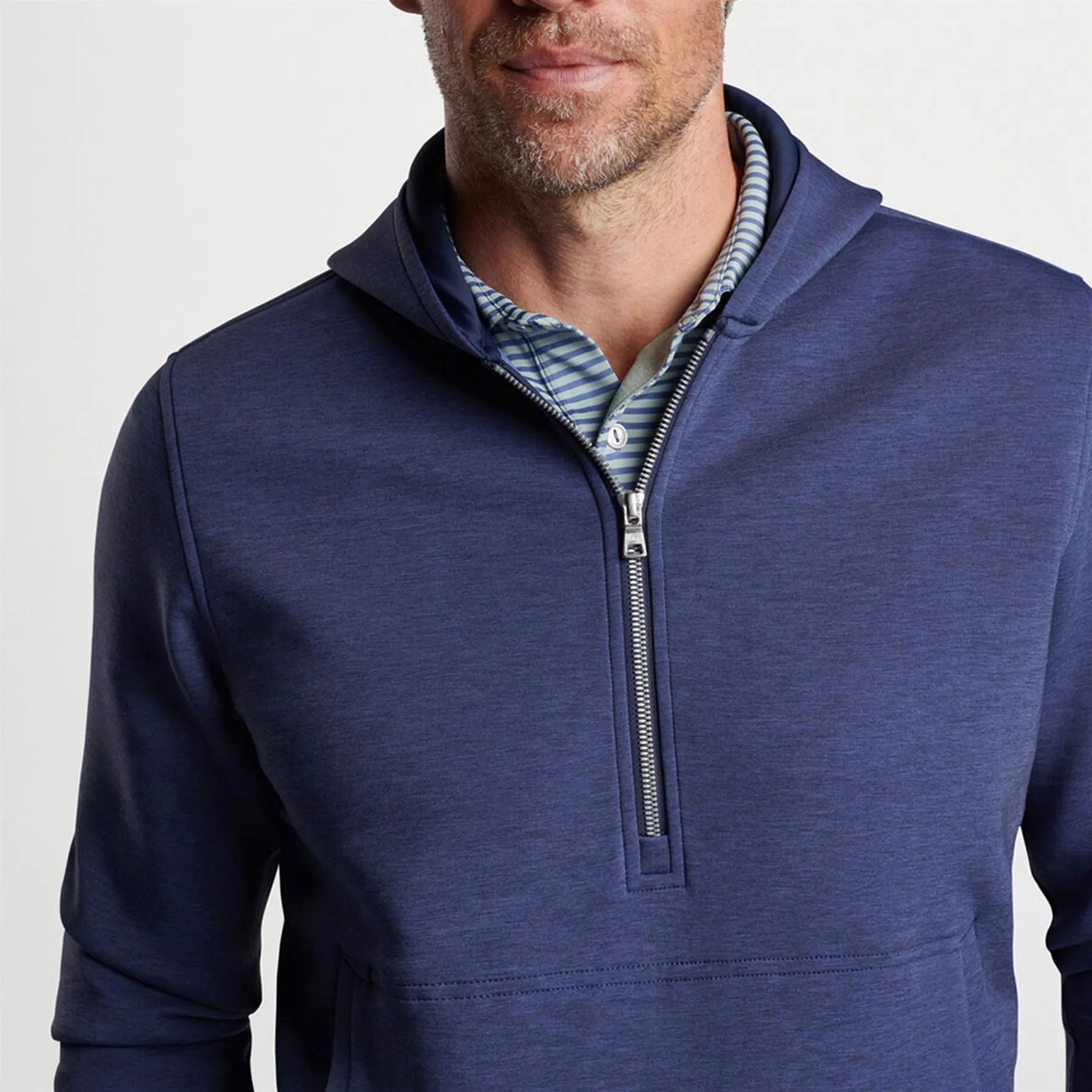 Winsome Half Zip Hoodie Blue Pearl - SS24