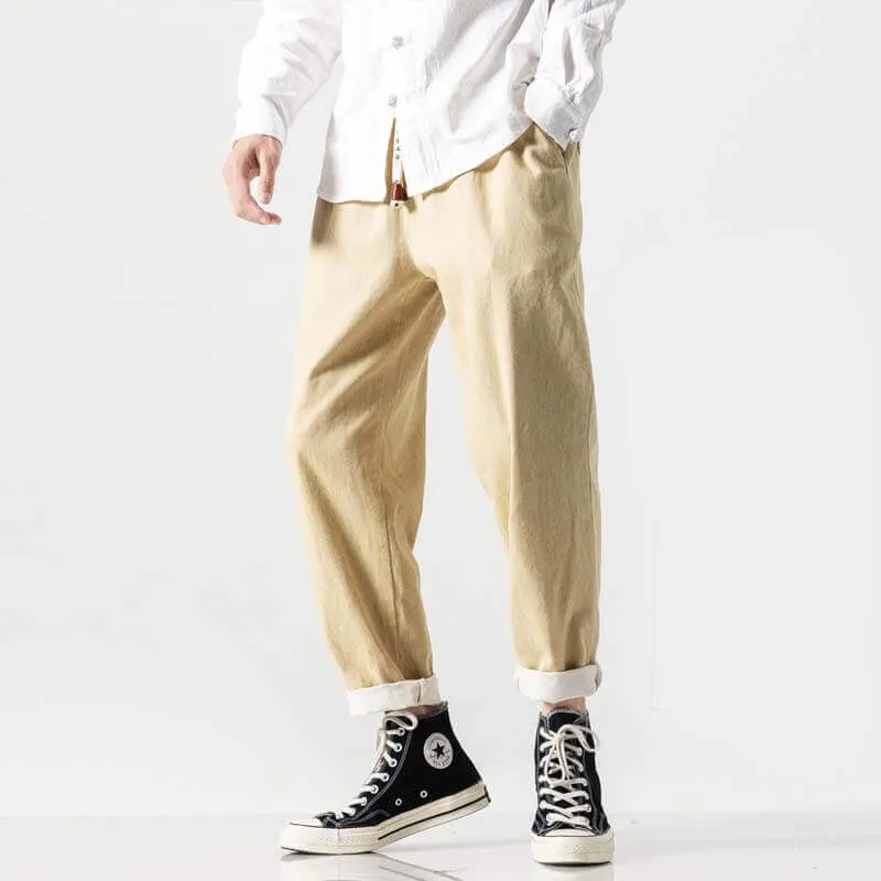 WLS Dunta Denim Pants Khaki/Apricot