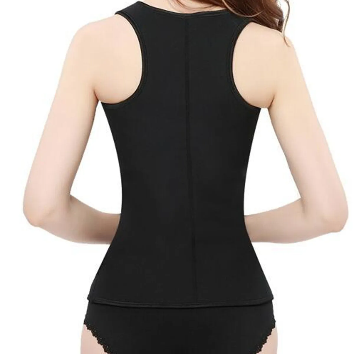 Women Adjustable Sauna Slimming Sweat Belt Vest Waist Body Shaper Tank Tops Fitness Yoga Vest